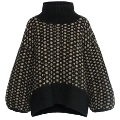 HÉST Striktrøjer & Sweatere*Logo Sweater Sort