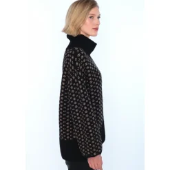 HÉST Striktrøjer & Sweatere*Logo Sweater Sort