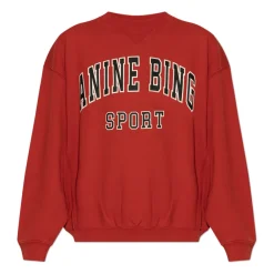 Anine Bing Sweatshirts*Logo Sweatshirt Rød