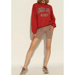 Anine Bing Sweatshirts*Logo Sweatshirt Rød