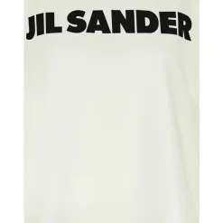 Jil Sander T-Shirts*Logo T-Shirt Hvid