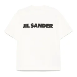 Jil Sander T-Shirts*Logo T-shirt Hvid