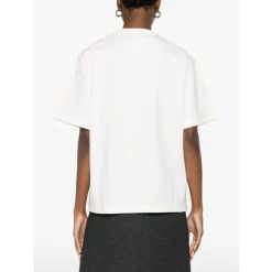 Jil Sander T-Shirts*Logo T-shirt Hvid