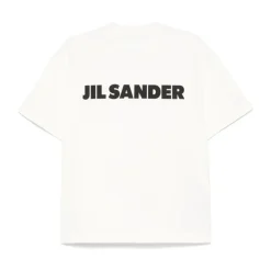 Jil Sander T-Shirts*Logo T-Shirt Hvid