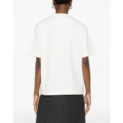 Jil Sander T-Shirts*Logo T-Shirt Hvid