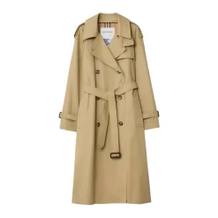 Burberry Frakker*Long Castleford Trenchcoat Beige