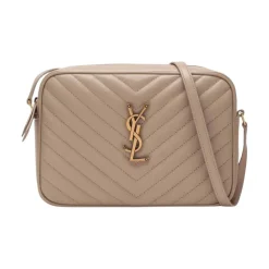 Saint Laurent Skuldertasker*Lou Camera Bag Beige