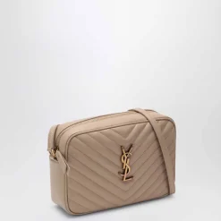 Saint Laurent Skuldertasker*Lou Camera Bag Beige