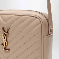 Saint Laurent Skuldertasker*Lou Camera Bag Beige