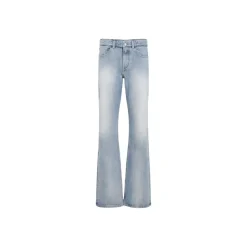 Balenciaga Jeans*Low-Rise Flared Jeans Blå