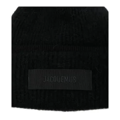 Jacquemus Huer & Kasketter*Luksuriøs Alpaka Blandet Unisex Hat Sort