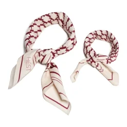 HÉST Tørklæder*Luksuriøst Silketørklæde Multifarvet