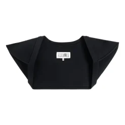 MM6 Maison Margiela Jakker*Lycra Jersey Bolero Sort