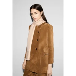 Gucci Tørklæder*Lyserød Jacquard Uld Silke Tørklæde Pink