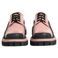 Dolce & Gabbana Snøresko*Lyserød læder snøresko Pink