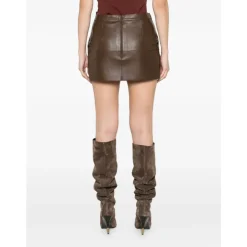 P.A.R.O.S.H. Nederdele*MACIOCK26 Mini Nederdel Brun