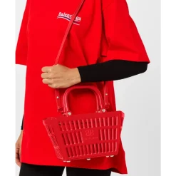 Balenciaga Bæltetasker*Mag Small Basket Bag Rød