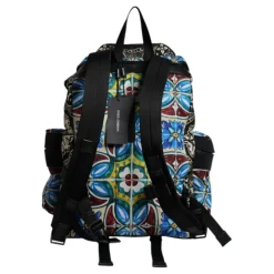 Dolce & Gabbana Rygsække*Maiolica Print Rygsæk Multifarvet