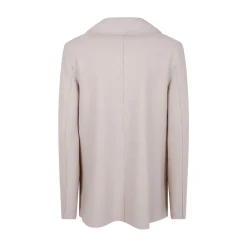 Harris Wharf London Frakker*Mandel Uld Dobbelt-Brysket Frakke Beige