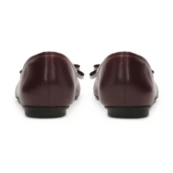 Kazar Ballerina Sko*Maroon ballerinaer med en sløjfe Brun