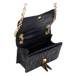 Moschino Skuldertasker*Matelassé Medium Skuldertaske Sort