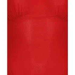 ROTATE Birger Christensen Kjoler*Maxi V-Neck Kjole Rød