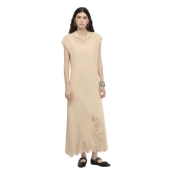 Semicouture Kjoler*Maxikjoler Beige