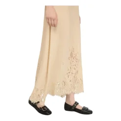 Semicouture Kjoler*Maxikjoler Beige