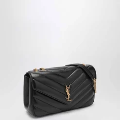 Saint Laurent Skuldertasker*Medium Loulou Taske Sort