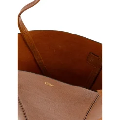 Chloé Indkøbstasker*Medium Spin Tote Bag Brun