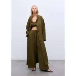 The New Society Bukser*Melissa Pant Palazzo Grøn