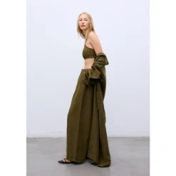 The New Society Bukser*Melissa Pant Palazzo Grøn