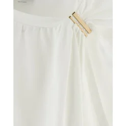 PINKO T-Shirts*Melody Supima Cotton Stretch Top Hvid