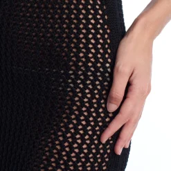 Zadig & Voltaire Kjoler*Mesh Strikærme Kjole Sort