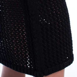 Zadig & Voltaire Kjoler*Mesh Strikærme Kjole Sort