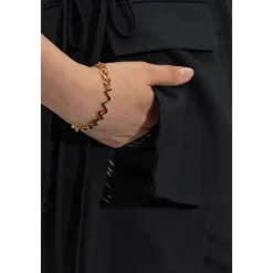 Marni Smykker*Messing armbånd med logo Gul