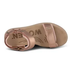 Woden Sandaler*Metallic Rose Lædersandal Pink