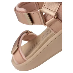 Woden Sandaler*Metallic Rose Lædersandal Pink