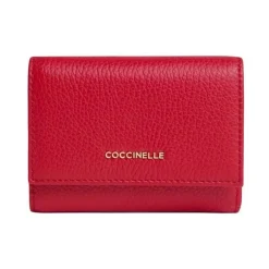 Coccinelle Punge & Kortholder*Metallic Small Wallet Rød