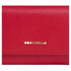 Coccinelle Punge & Kortholder*Metallic Small Wallet Rød