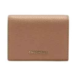 Coccinelle Punge & Kortholder*Metallic Soft Flap Wallet Brun