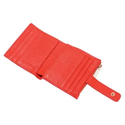Coccinelle Punge & Kortholder*Metallic Soft Wallet Rød