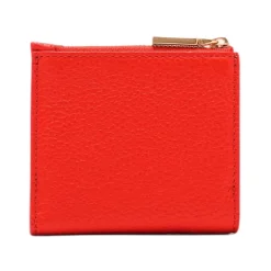 Coccinelle Punge & Kortholder*Metallic Soft Wallet Rød