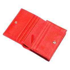 Coccinelle Punge & Kortholder*Metallic Soft Wallet Rød