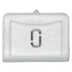 Marc Jacobs Punge & Kortholder*Metallic Utility Snapshot Mini Compact Wallet Grå