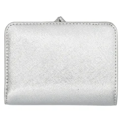 Marc Jacobs Punge & Kortholder*Metallic Utility Snapshot Mini Compact Wallet Grå