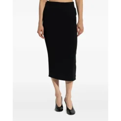 Givenchy Nederdele*Midi Kickback Skirt Sort
