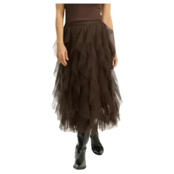 IN FRONT Nederdele*Midi Nederdele Brun