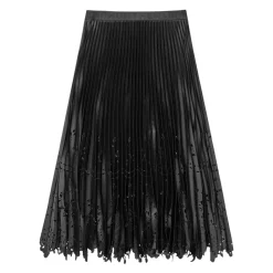 Munthe Nederdele*Midi Skirt Sort