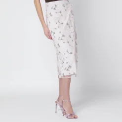 ROTATE Birger Christensen Nederdele*Midi Skirt Multifarvet